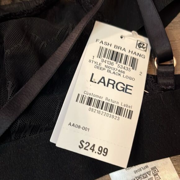 I.N.C. INTERNATIONAL CONCEPTS Women's  Sheer  Bralette Lingerie L - Picture 7 of 8